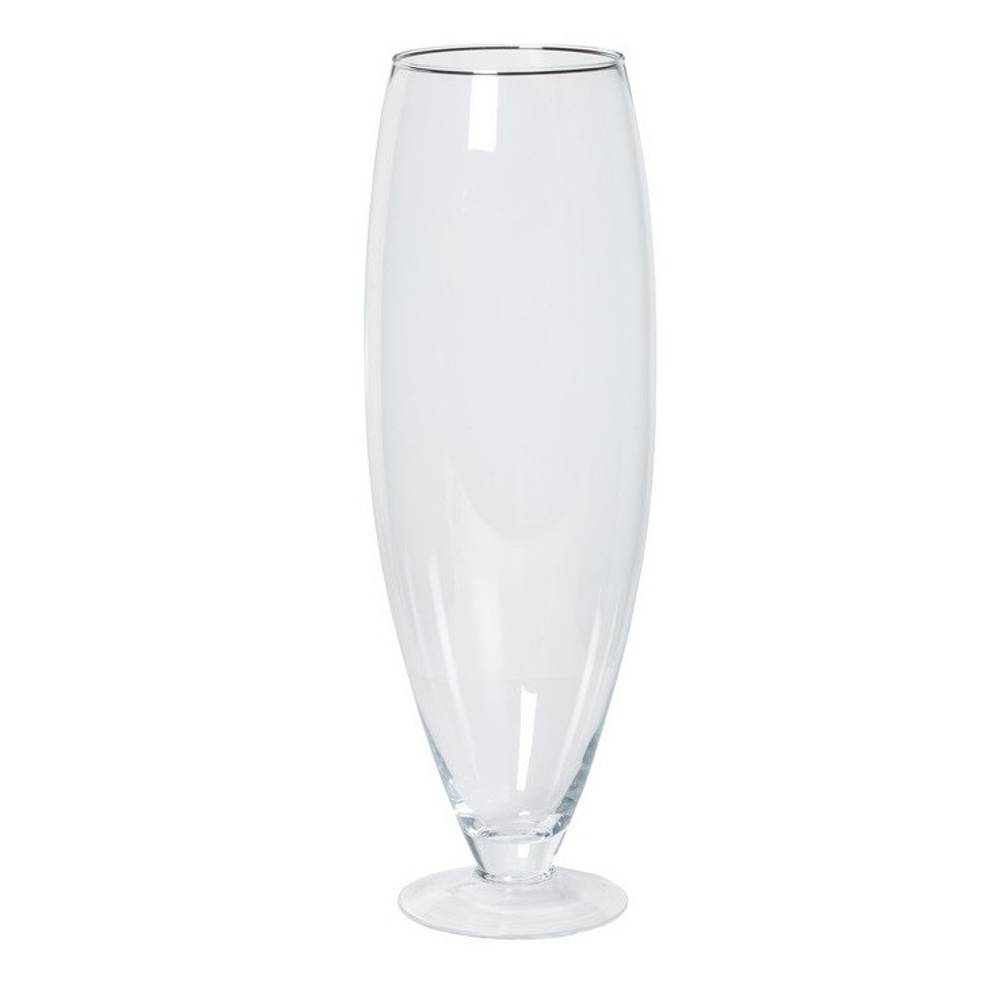 Glas Vase Barbara auf Fuss D17cm H67cm
