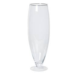 Glas Vase Barbara auf Fuss D17cm H67cm