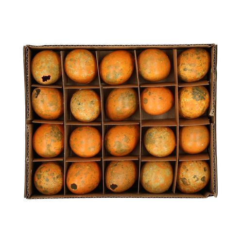 Wachtelei orange D03cm 60st