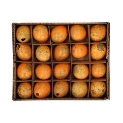 Wachtelei orange D03cm 60st