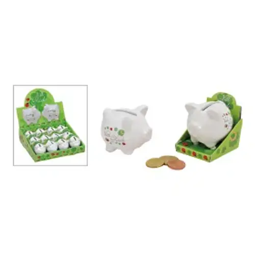 Sparschwein Viel Glück Keramik 05x04x05cm