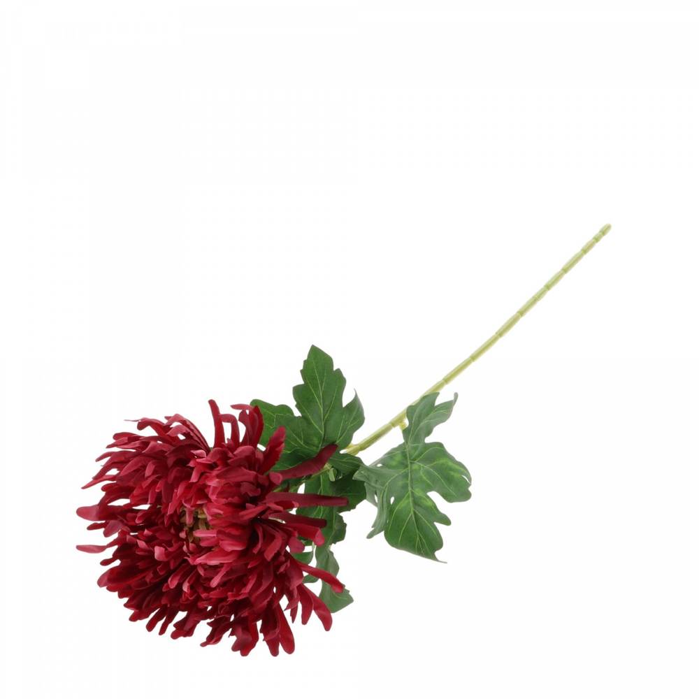 Seiden Chrysantheme rot L74cm