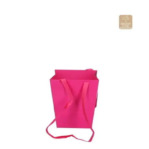 Tasche Elegant dunkel rosa 12/16x18cm