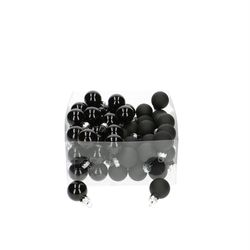 Kugel schwarz mix D02.5cm x72