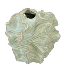 Keramik Vase Dion grün 21x21x20cm