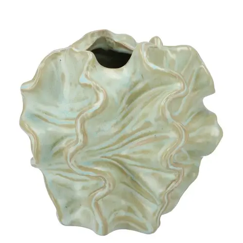 Keramik Vase Dion grün 21x21x20cm