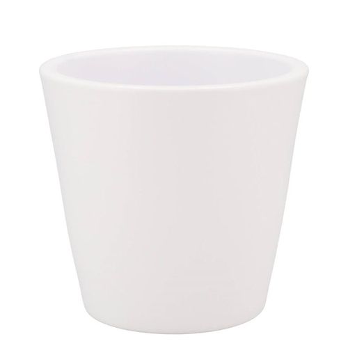 Keramik Übertopf Vinci weiss matt D18cm H16cm