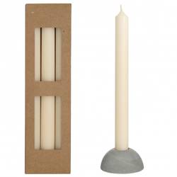 Kerze Bleistift Bliss creme D02.2cm H25cm x3