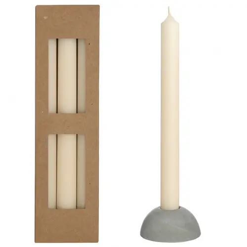 Kerze Bleistift Bliss creme D02.2cm H25cm x3
