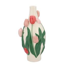 Keramik Vase Isa Summer rosa 15x15x30cm