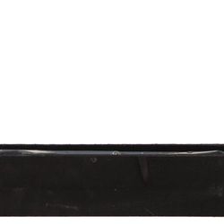 Holz Übertopf Rechteck schwarz 43x10x09cm