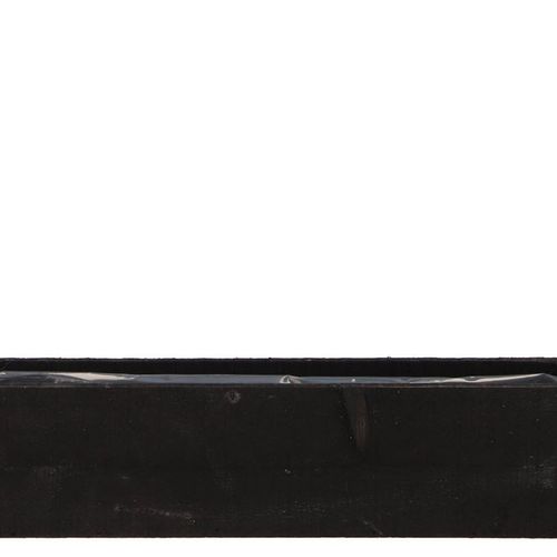 Holz Übertopf Rechteck schwarz 43x10x09cm