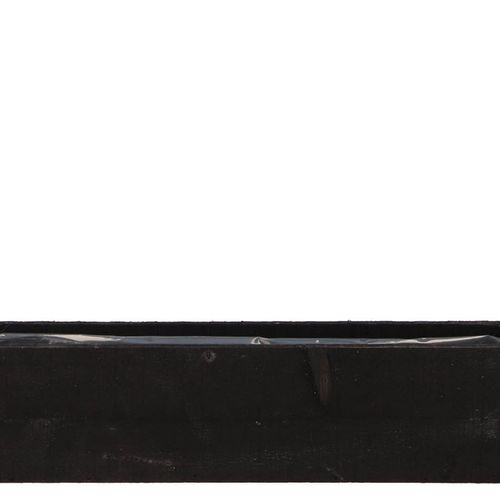 Holz Übertopf Rechteck schwarz 43x10x09cm