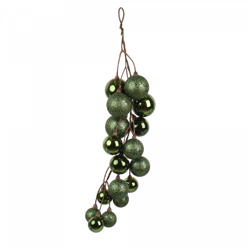 Hänger Kugeln grün L45cm