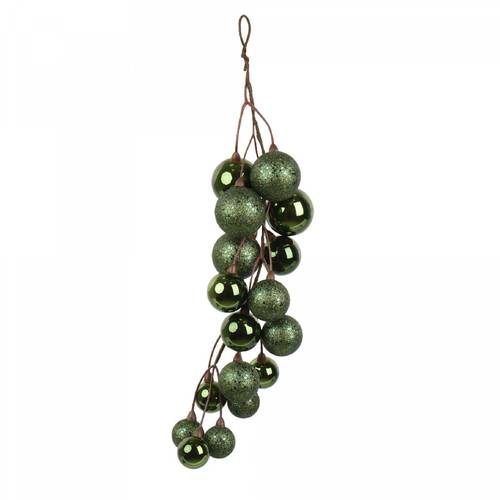 Hänger Kugeln grün L45cm