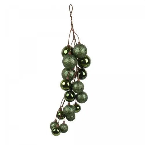 Hänger Kugeln grün L45cm