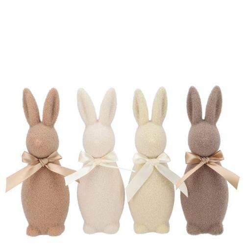 Hase Flock mix braun Mini 05x05x16cm