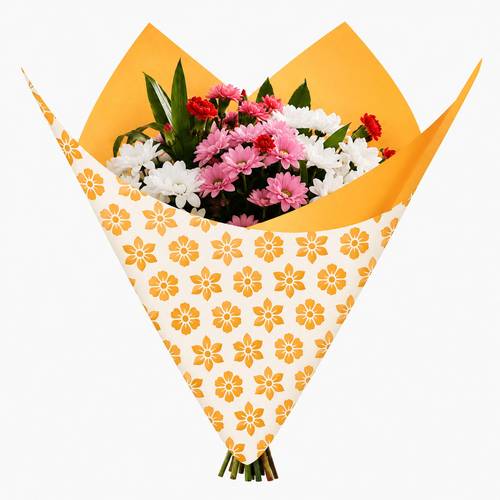 Folie Blatt Clear orange 80x90cm x50