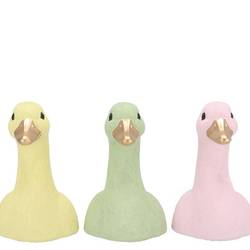 Ente Kopf Dreamy mix pastel 10x12x16cm