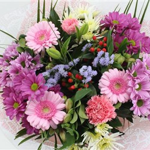 Strauß rosa gross 25 Stiele 60cm