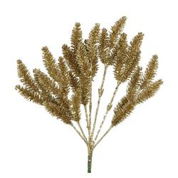 Branch auf Draht Cozy Glitter gold L31cm