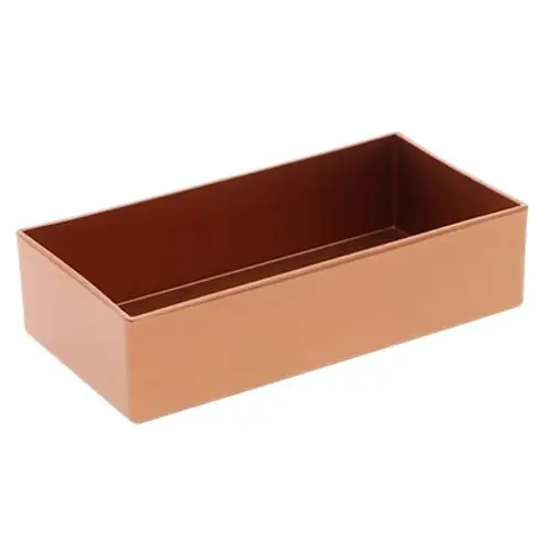 Melamine Schale reckteck kupfer 20x10x05cm