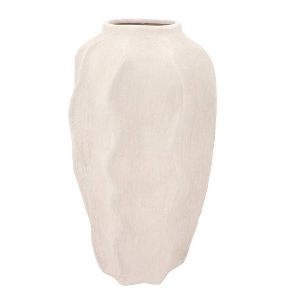 Keramik Vase Lisboa weiss 26x26x50cm