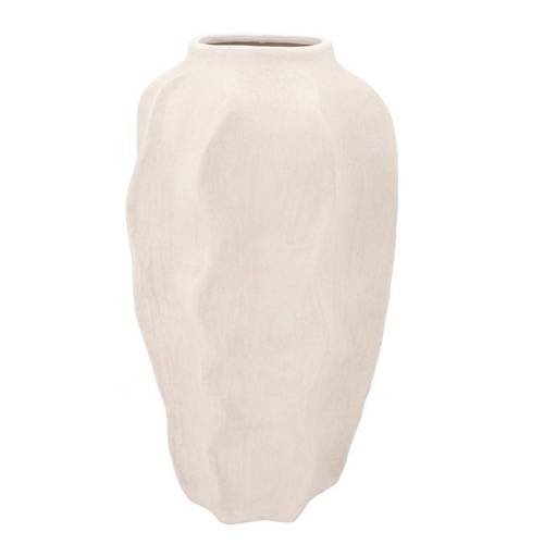 Keramik Vase Lisboa weiss 26x26x50cm