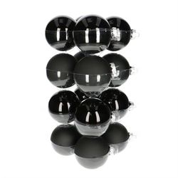 Kugel schwarz mix D08cm x16