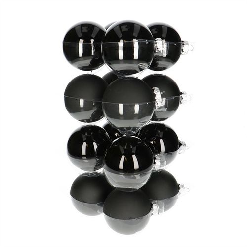 Kugel schwarz mix D08cm x16