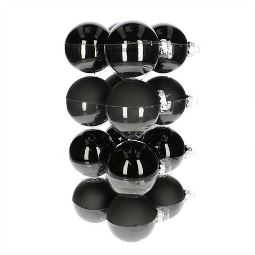 Kugel schwarz mix D08cm x16