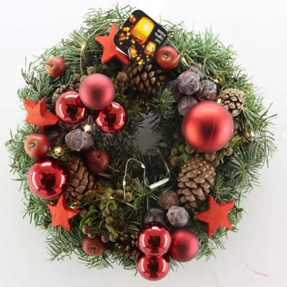 Jingle Bells rot metallic D30cm mitt Leicht