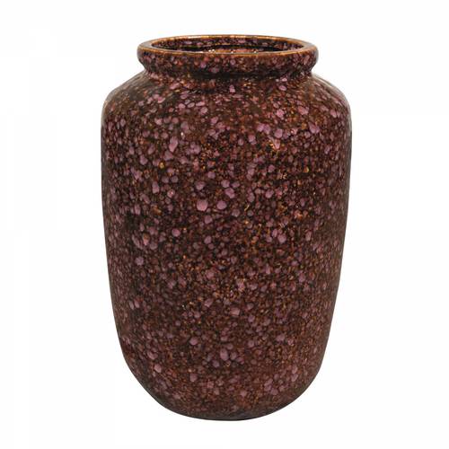 Keramik Vase Kelsey braun D21cm H31cm