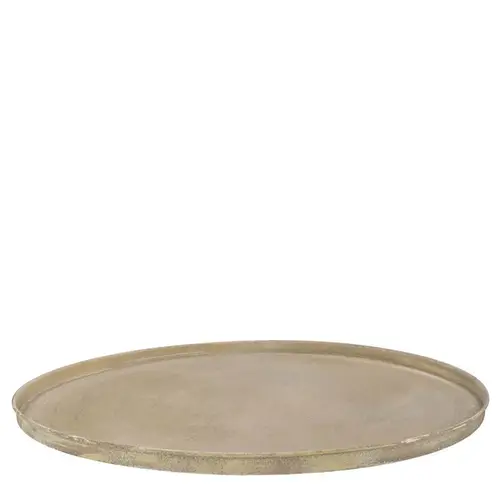 Zink Teller gold 37x02cm