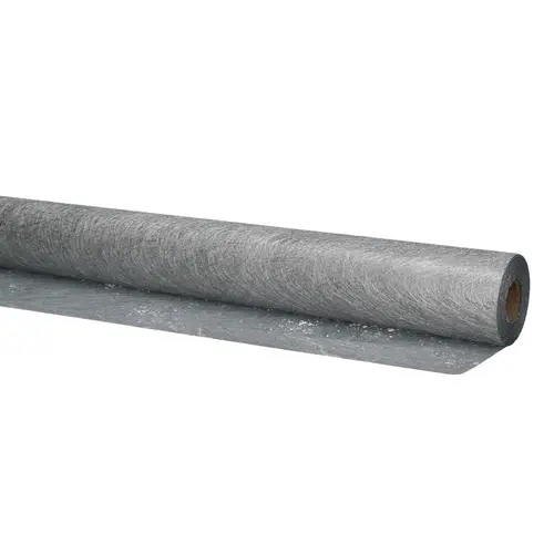 Dekostoff Rolle 60cm Faser silber 25m