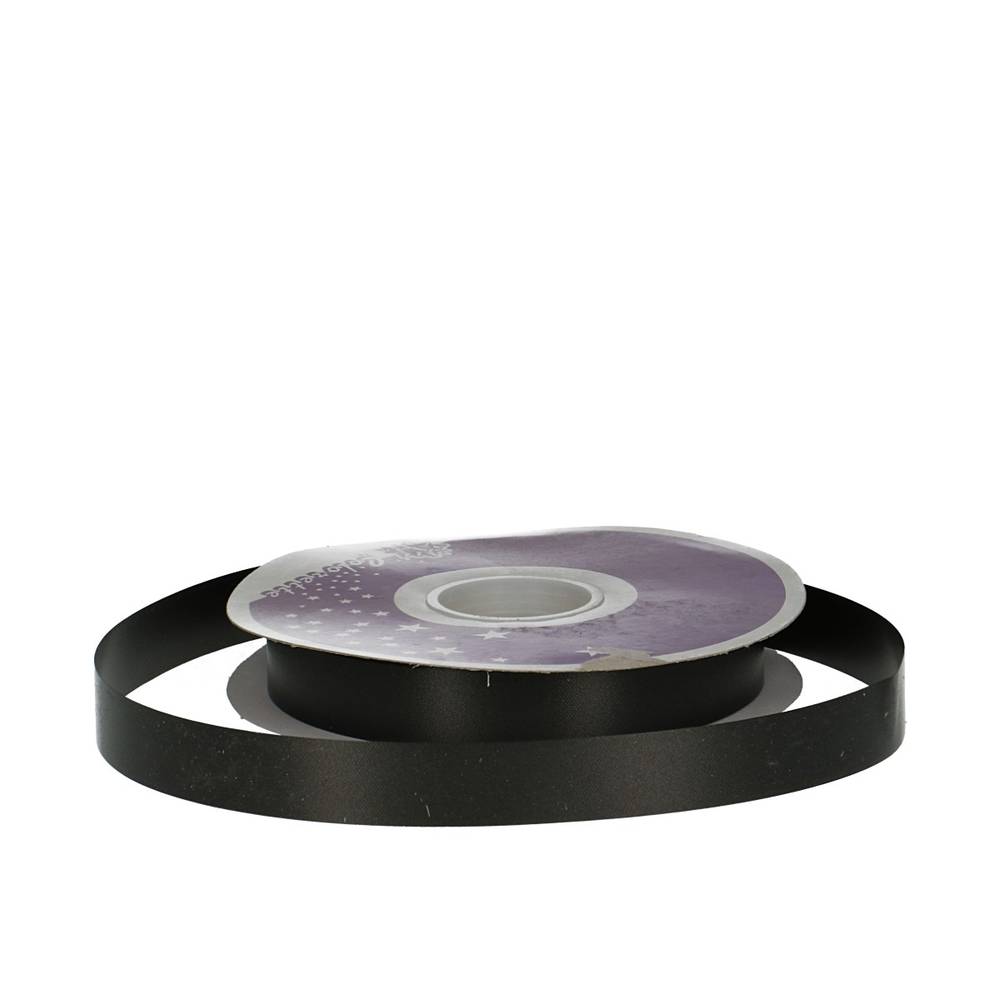 Band Polyseta schwarz 19mm 91m