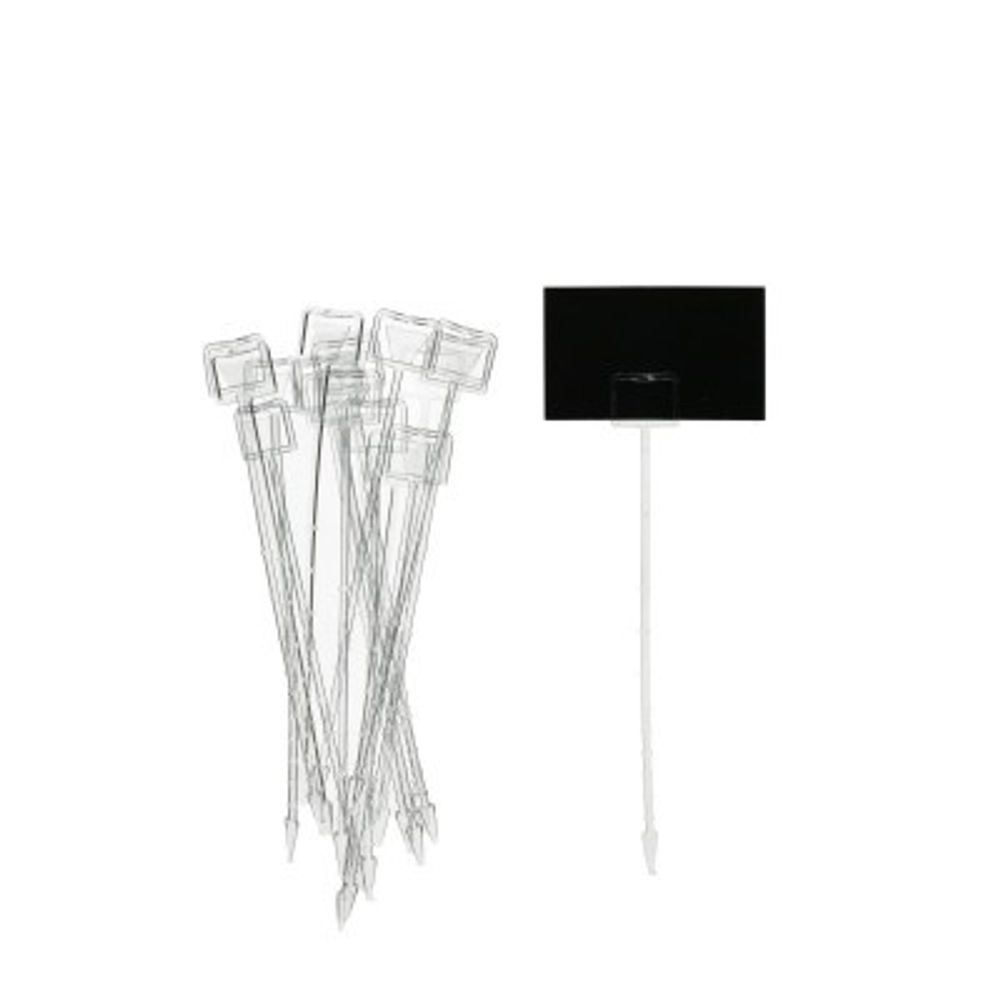 Etikettenhalter Plastik Transp. H23cm x100