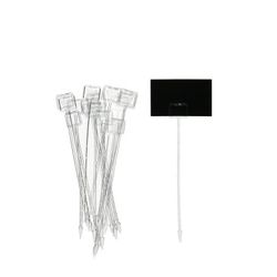 Etikettenhalter Plastik Transp. H23cm x100