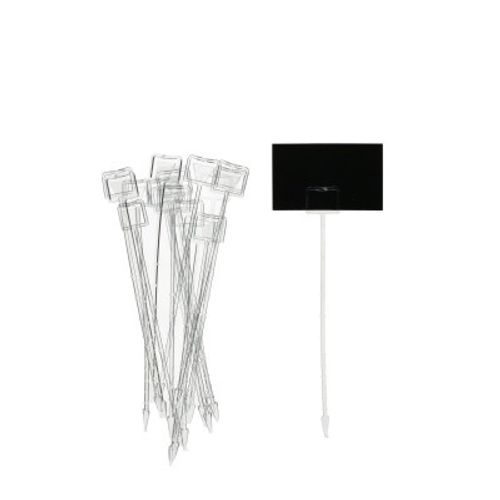 Etikettenhalter Plastik Transp. H23cm x100