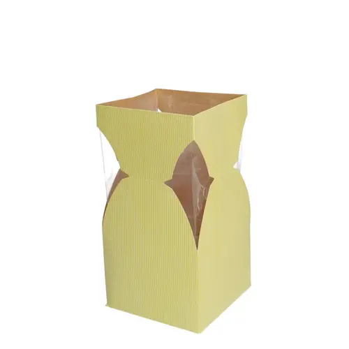 Strausstasche BasicLine gelb D11.5cm H21cm