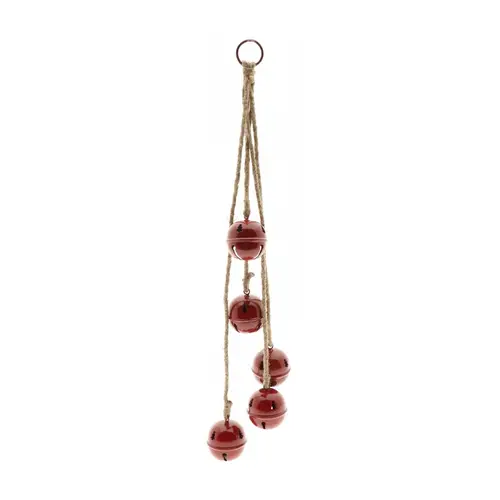 Hänger Girlande Glocke rot L60cm D06cm