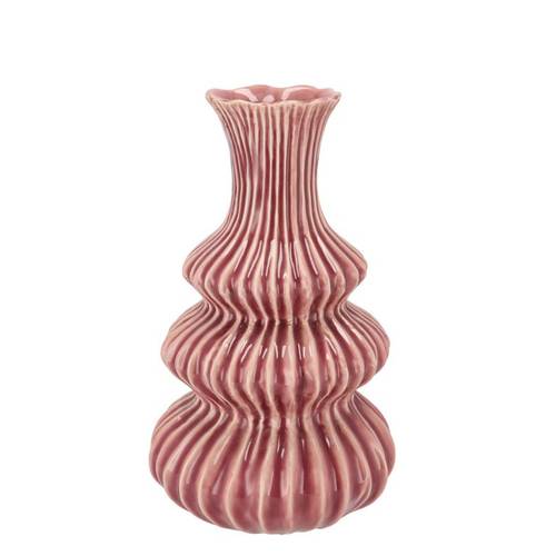 Keramik Vase Mirre rosa 18x18x25cm