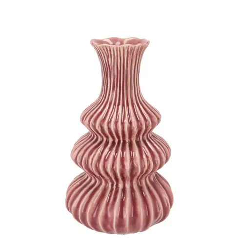 Keramik Vase Mirre rosa 18x18x25cm