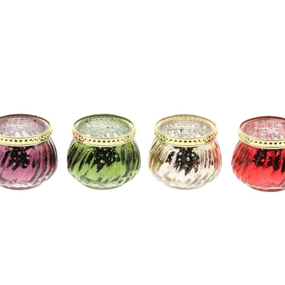 Teelicht Rania mix D08cm H06cm