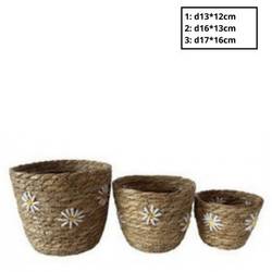 Korb Alonis 3/Set braun D17cm H16cm