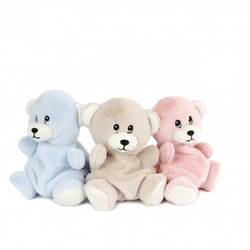 Plüschtieren mix Bär blau/braun/rosa 15cm