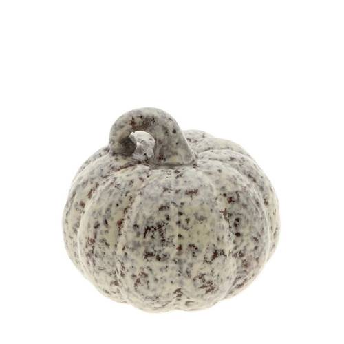 Deko Kürbis grau D10.5x09.5cm