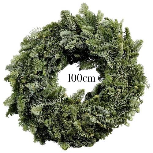 Nobiliskranz 100cm Halb Außenmaß 105cm