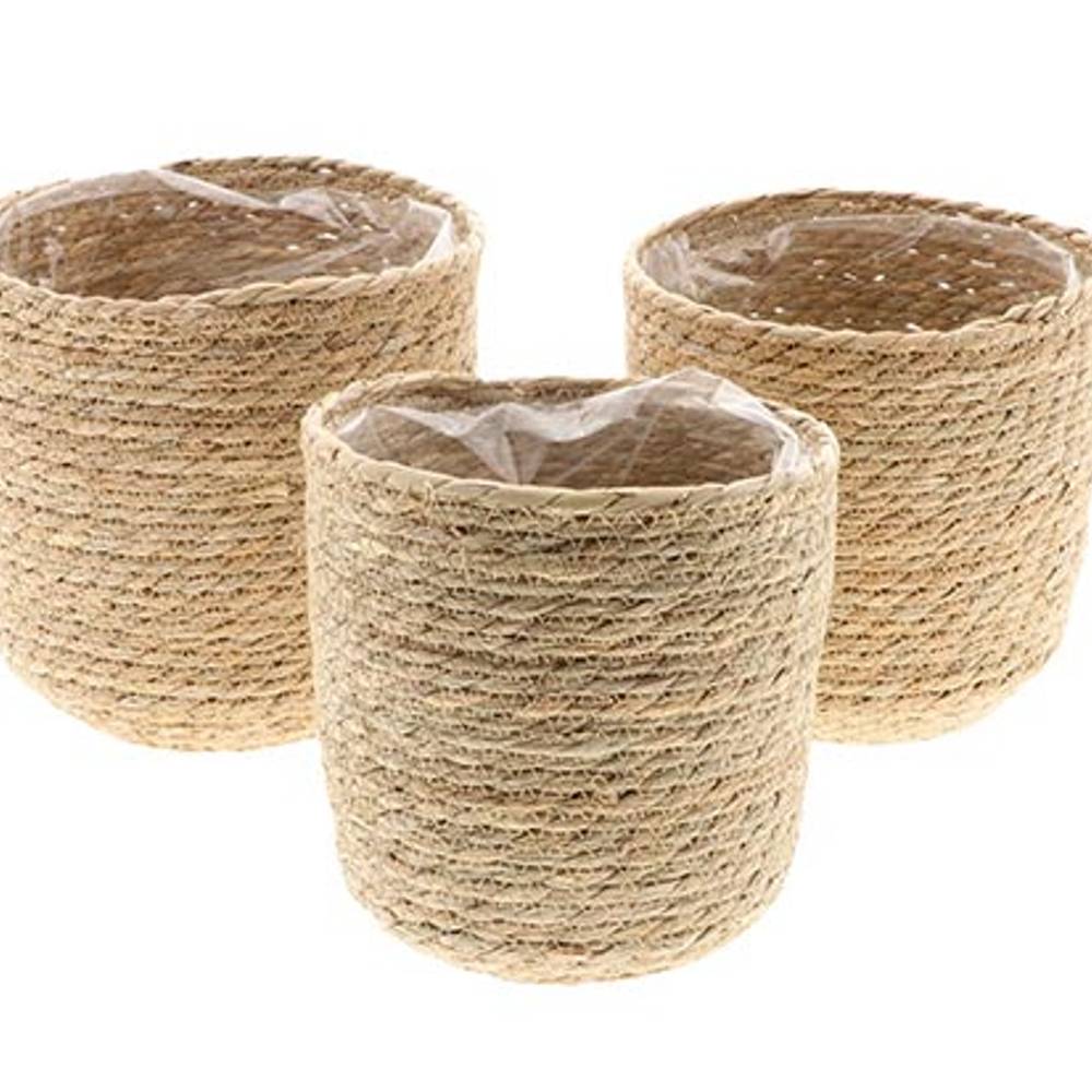 Korb Nora 3/Set natur D23cm H23cm