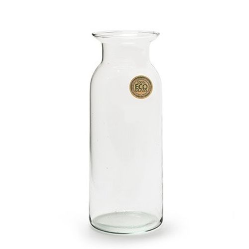Glas Eco Flasche D09cm H24cm